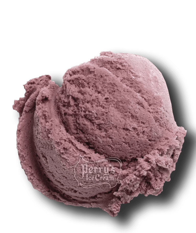 black raspberry ice cream scoop