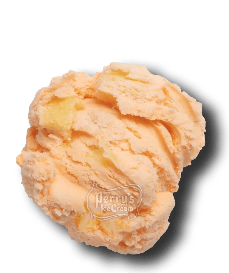 orange pineapple ice cream scoop