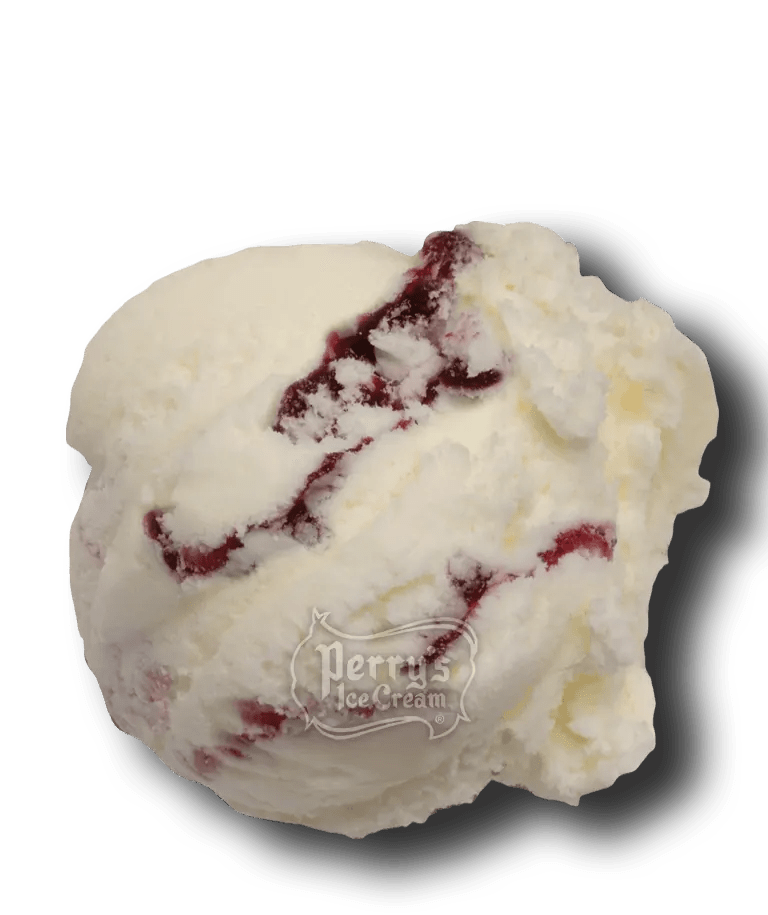 oregon blackberry cheesecake ice cream scoop