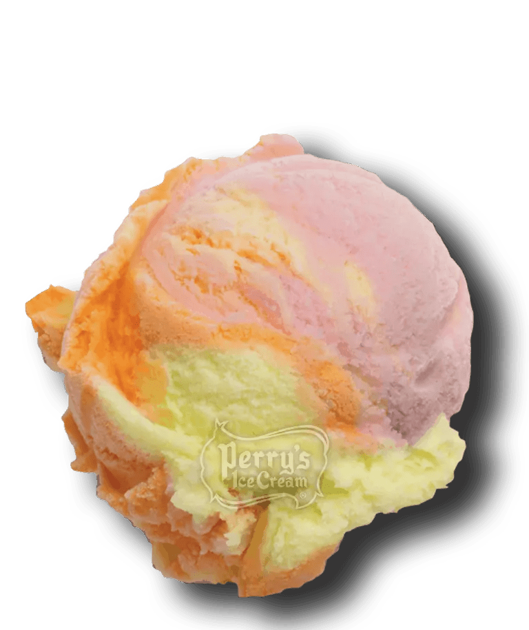 rainbow sherbet scoop