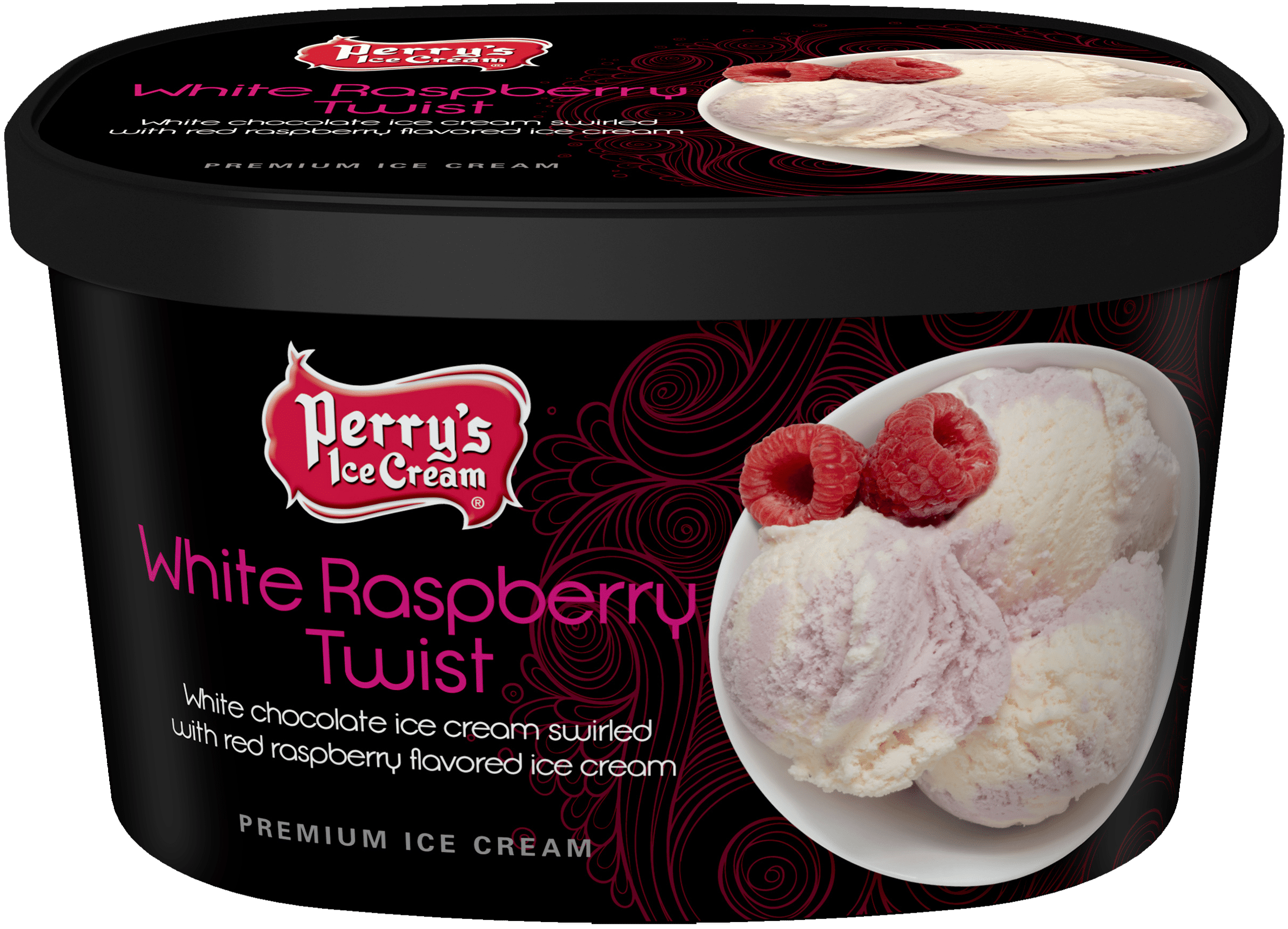 White Raspberry Twist ice cream